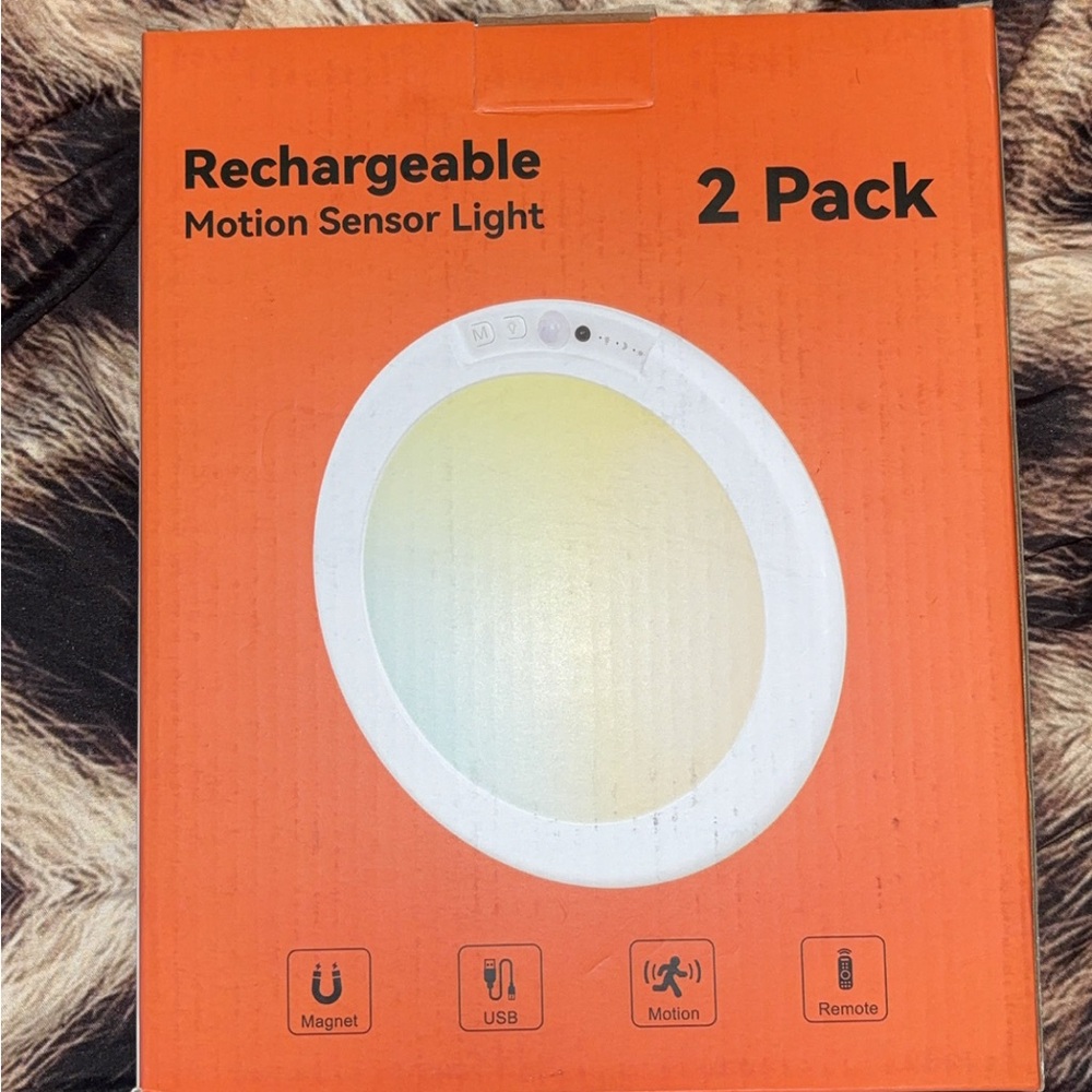 Rechargeable Motion Sensor Light 2 Pack -